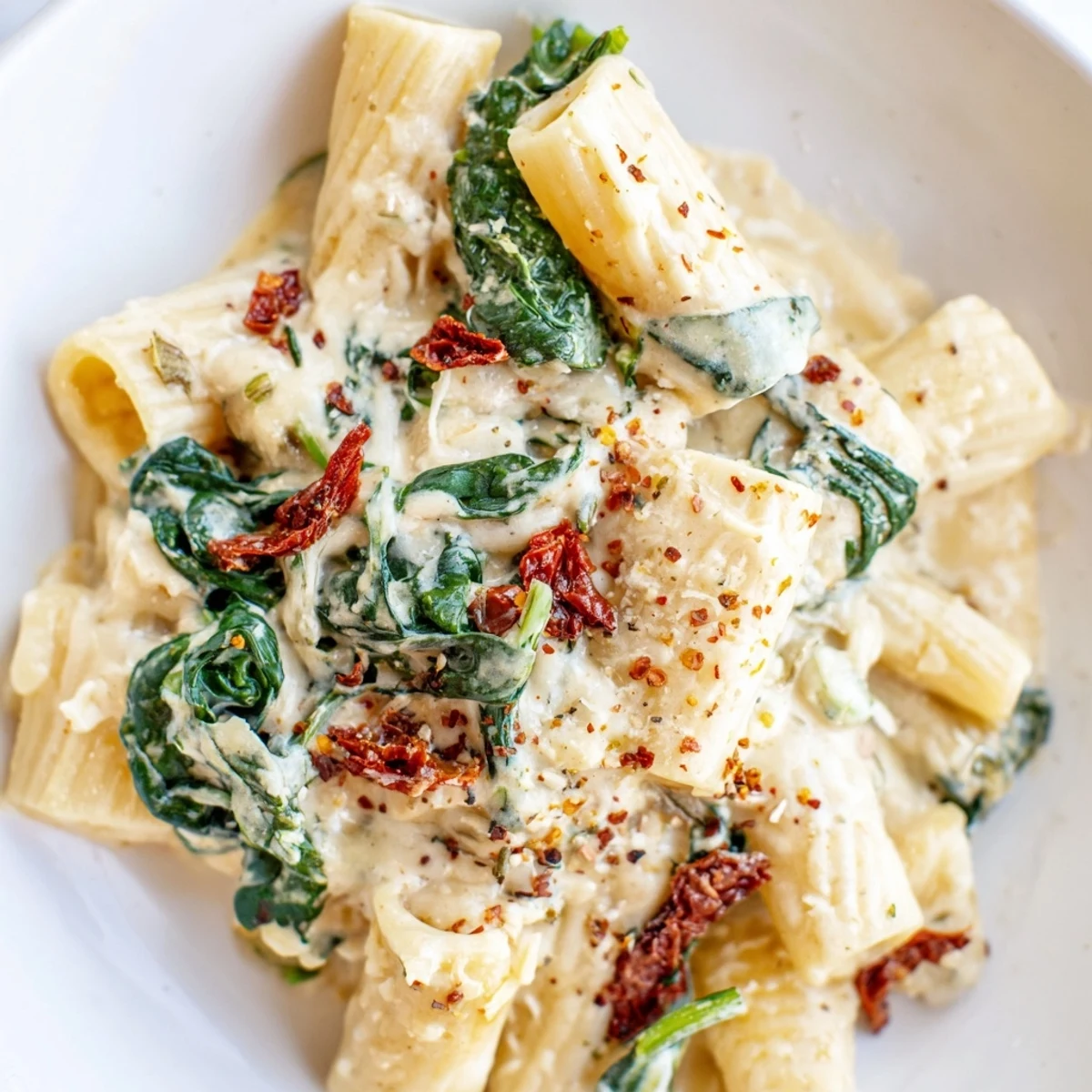 Rich Creamy Tuscan Garlic Sauce being spooned onto grilled chicken for a low-carb dinner.