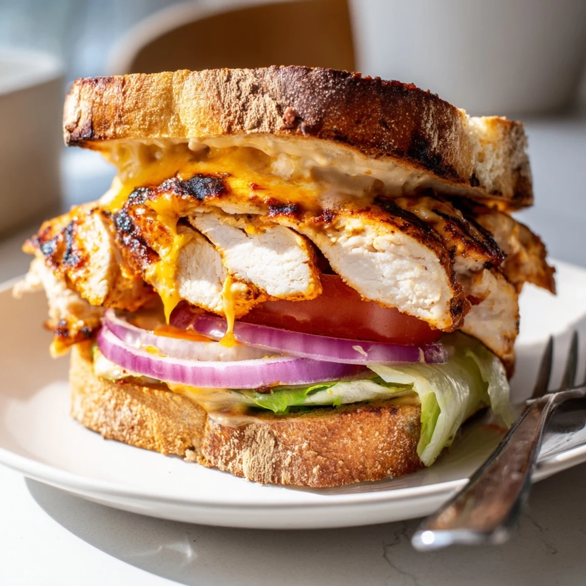 Spicy Chicken With Creamy Sauce