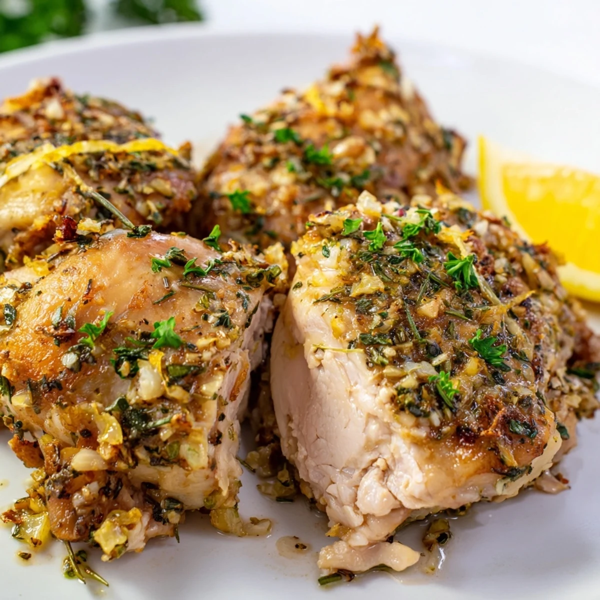 Garlic Herb Oven Chicken