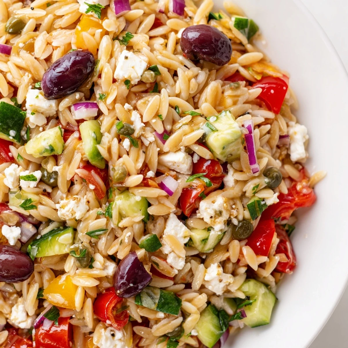 Mediterranean Orzo Pasta Salad