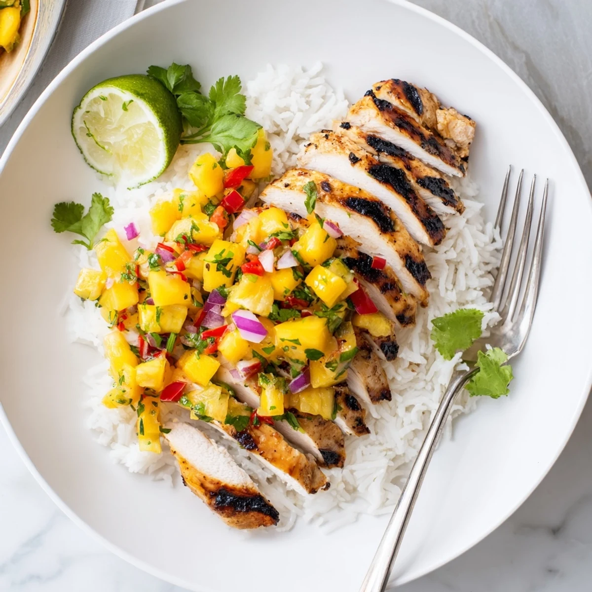 Tropical Grilled Chicken Dinner