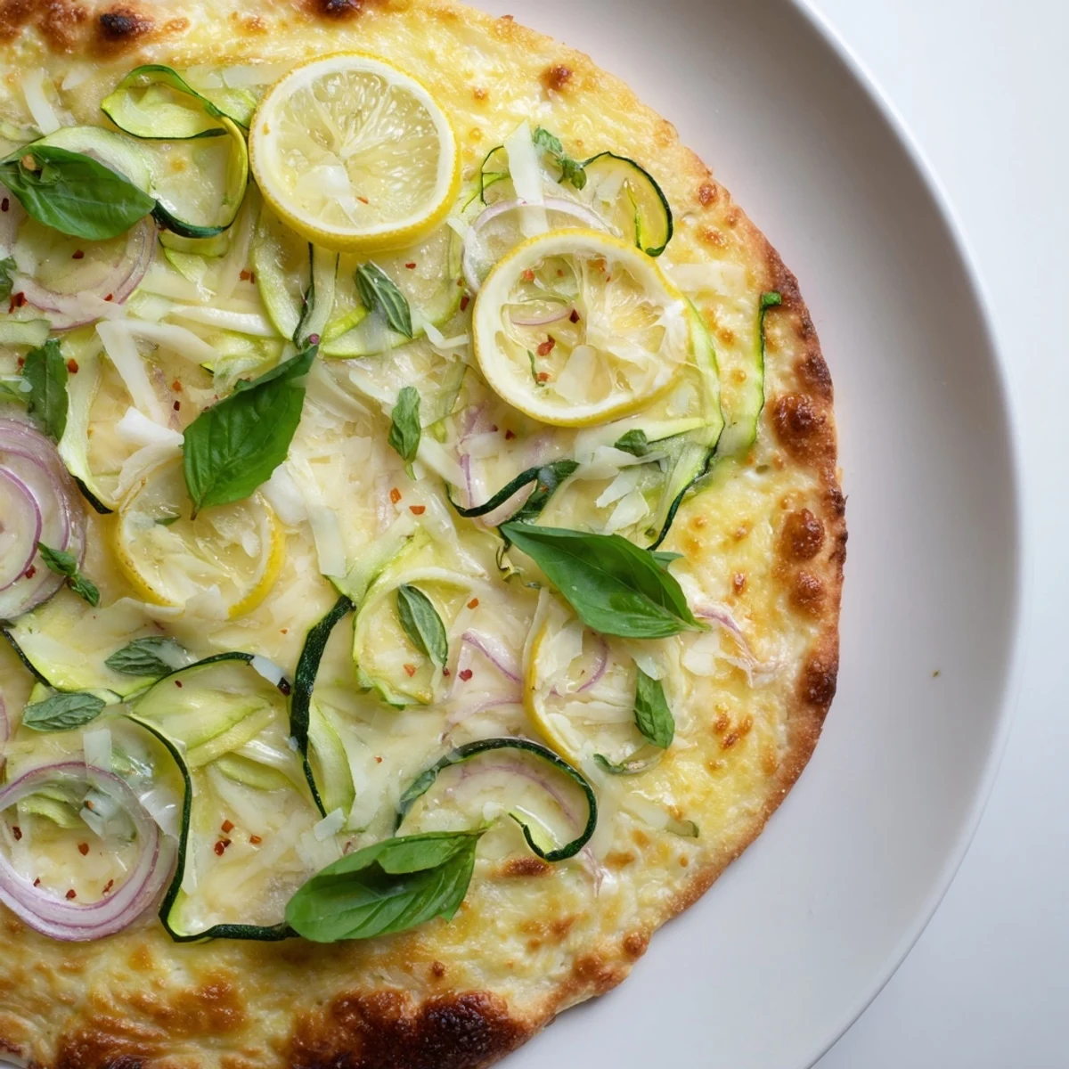 Zesty Lemon Ricotta Pizza