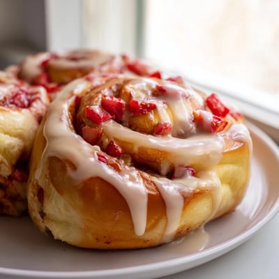 Strawberry Cinnamon Rolls