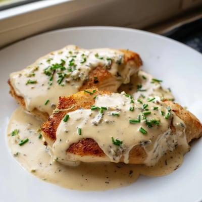 Chicken with Boursin Sauce