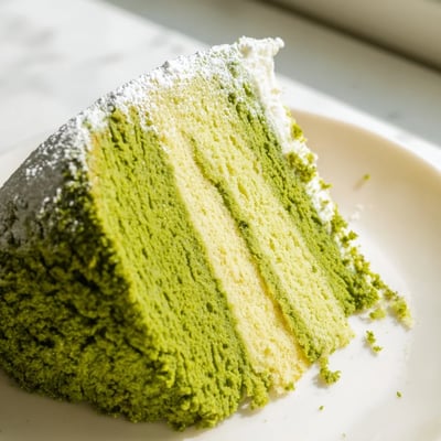 Fluffy Matcha Green Tea Cake